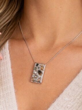 EUC Brighton Bejeweled pendant necklace